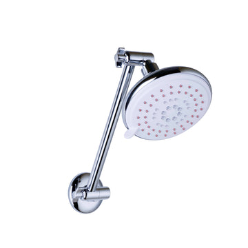 All directional Self-Cleaning Shower Head and Arm Chrome SCS1